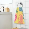 thumbnail image 5 of Pineapple on Yellow Cotton Face Towels Absorbent Hand Towel Soft Bathroom Towel for Kitchen Hotel Decoration, 5 of 7