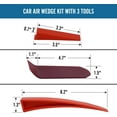 thumbnail image 3 of Car Air Wedge Pump Kit, 2 PCS Car Air Wedge Kit Come with 3 Tools, Useful Tool for Cabinet and Window Installation, Hanging Doors, Auto Repair, and Leveling Appliances 4 Pcs, 3 of 7