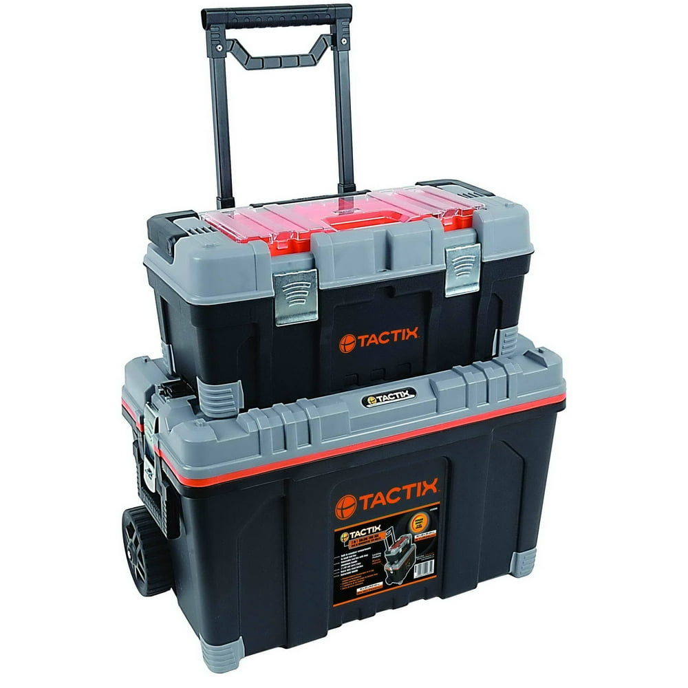 Tactix 2In1 Rolling Tool Box