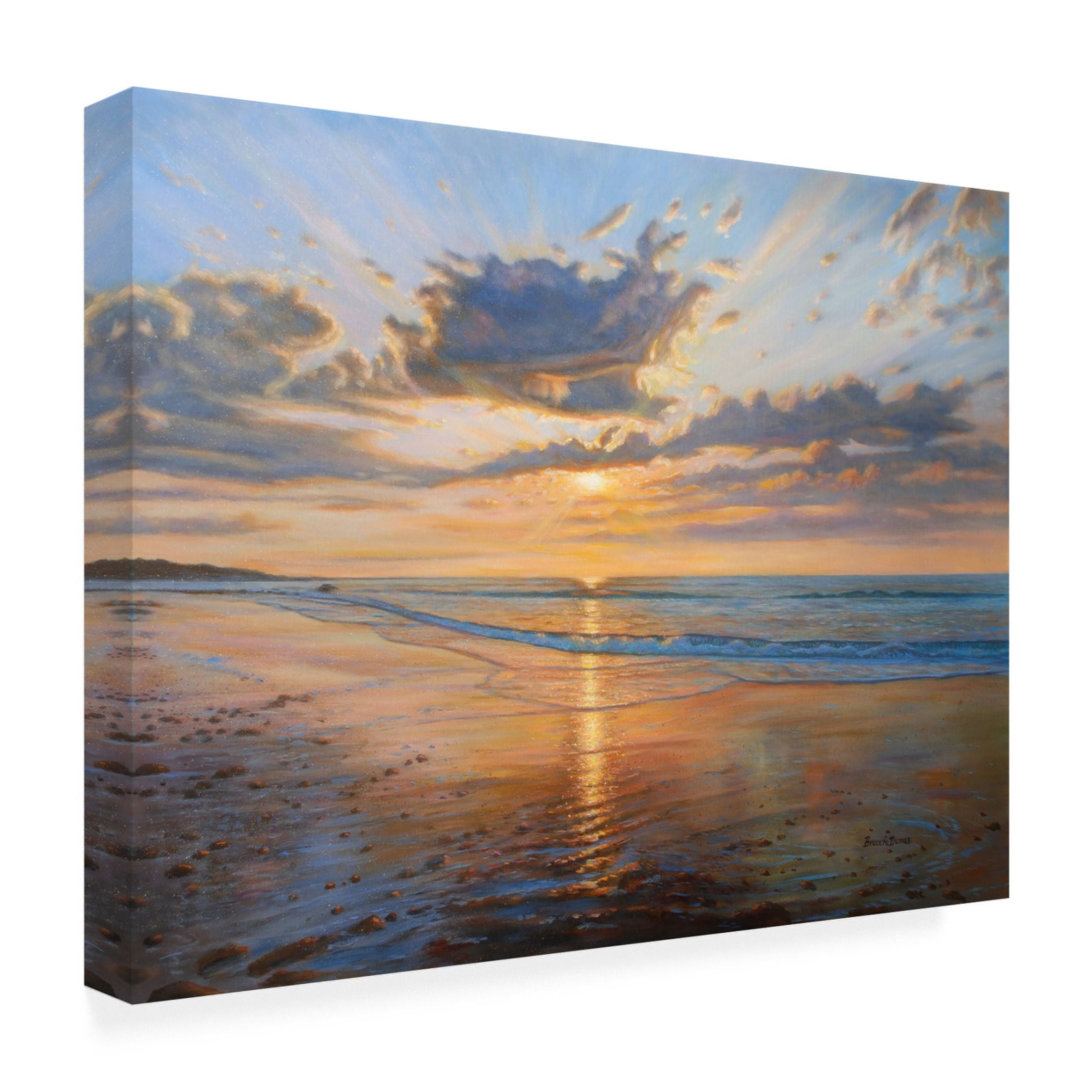 Canvas Wall Art - Bruce Dumas 'Morning Serenade' Wall Art for Living Room, Bedroom, or Office Décor by Trademark Fine Art - 24 x 18 Inches