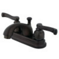 Kingston Brass KB5605FL 4 in. Centerset Bathroom Faucet, Oil Rubbed Bronze