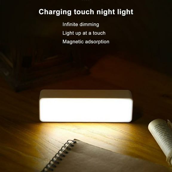 Upgraded Magnetic Wall-mounted Reading Light 3 Color Modes Rechargeable Suitable For Bunk Beds Headboards Wardrobes Etc. With Magnetic Dimmable LED Light Strip. O