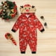 thumbnail image 4 of Pijamas familiares navideños Sinhoon, monos para adultos, niños y bebés, conjuntos a juego, pijamas navideños de una pieza, ropa de dormir con capucha de ciervo, 4 of 7