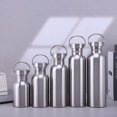 thumbnail image 1 of Bouteille d'Eau Portable en Acier Inoxydable avec Poignée 2000ml/1000ml/500ml Flasques de Sport Voyage Cyclisme Randonnée Camping Vélo, 1 of 6