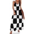 thumbnail image 1 of Arte de la moda - 1106 - Vestido sin mangas extra grande (Chex ilimitado - Moda 3D) Vestidos de manga larga Vestido de fiesta, 1 of 7