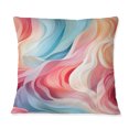 thumbnail image 3 of Designart "Mirage Of Colorful Curved Lines" Abstract Throw Pillow - Modern Pillow For Couch - Insert And Pillows Covers For Living Room Decor, 3 of 5