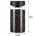 thumbnail image 6 of Joernso 500/900/1200/1800ML Sealed Jar Moisture-proof Coffee Beans Vacuum Sealed Glass Storage Jar for Kitchen, 6 of 8
