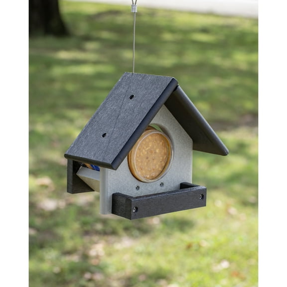 HomeStock Retro Renaissance Peanut Butter Jar Bird Feeder