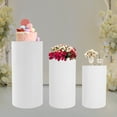 thumbnail image 5 of 3Pcs Cylinder Pedestal Stand, Cylinder Stands for party Event Decor Round Cylinder Stand Pedestal Display for Wedding Decoration ,23.6" H+29.5" H+35.4" H, 5 of 28