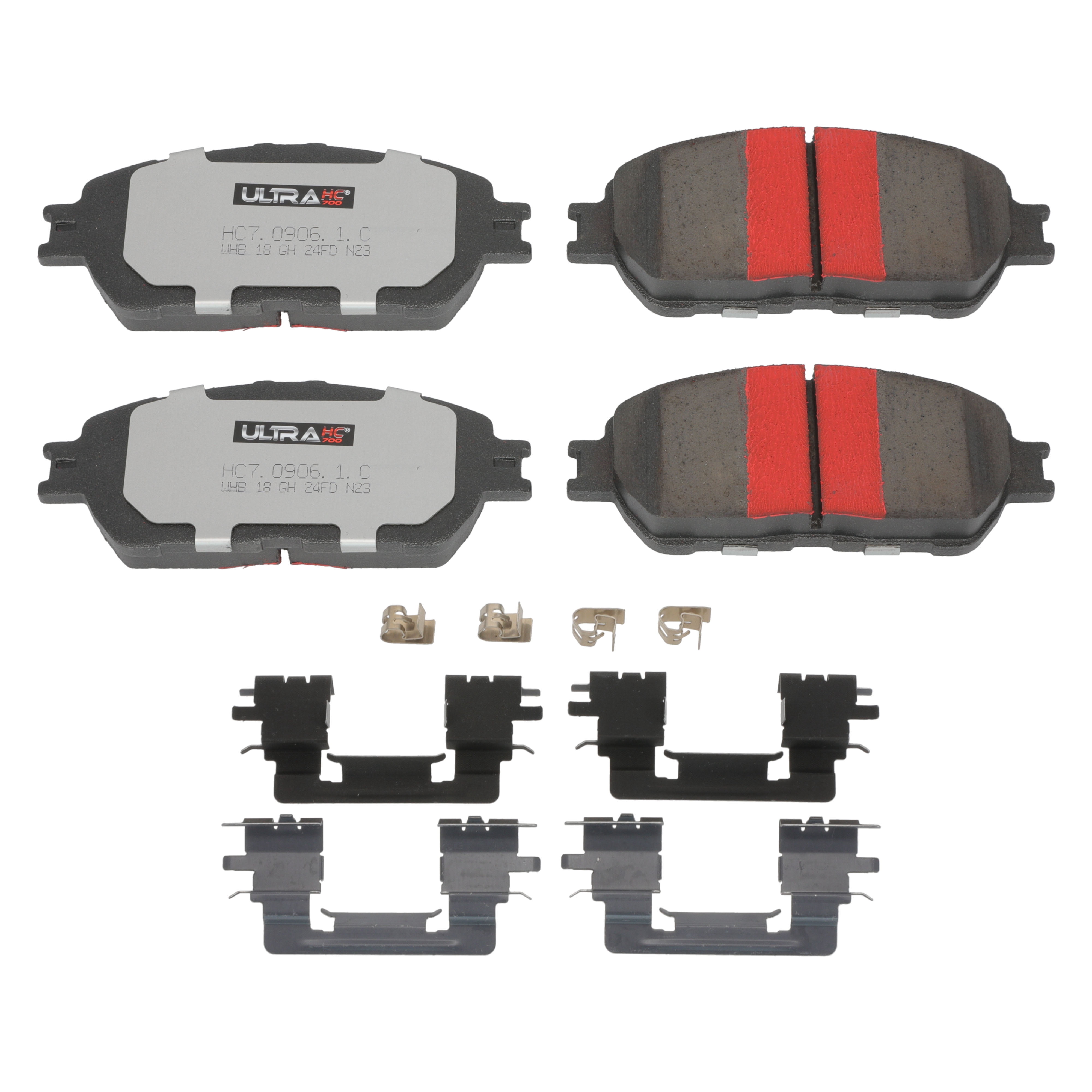 UltraHC 700 Brake Pad Set, Front HC7.0906.1.C, Toyota Tacoma 2015-2005