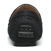 Bruno Marc Men Fashion Driving Loafers Dress Shoes Casual Slip On Moccasins BLACK Size 10