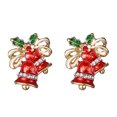 thumbnail image 1 of Pendientes de Navidad de dibujos animados de moda para mujer Pendientes de campana de Santa Wmkox8yi sjalhkljlk4511, 1 of 4