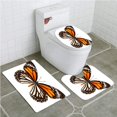 thumbnail image 1 of ABPHQTO Tigre blanco Juego de alfombras de baño de 3 piezas Alfombra de baño Alfombra de contorno y tapa de inodoro ABPHQTO Cont-CHAPPLE-31395, 1 of 2