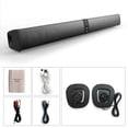 thumbnail image 1 of BS-36 Detachable Long Speaker Home Outdoor TV Computer Echo Wall BT Audio Metal Speaker Mesh Bezel-less Design Compatible with Multiple Devices 2000mAh Battery, 1 of 8