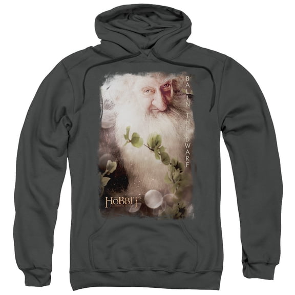 The Hobbit Balin Adult Pullover Hoodie Sweatshirt Charcoal