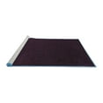 thumbnail image 2 of Ahgly Company Machine Washable Indoor Rectangle Abstract Blue Contemporary Area Rugs, 2' x 4', 2 of 4