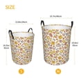 thumbnail image 5 of Qekee Coffee Donuts print Laundry Hamper Basket, Hamper Basket for Blanket Storage, Nursery Clothes Hamper for Laundry in Bedroom, 5 of 8