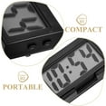 thumbnail image 5 of Ingridstore Compact Plastic Digital Automotive Clock, Black, 5 of 6