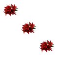 thumbnail image 1 of VONKY Faux Lilium avec Apparence Réaliste Fleurs Artificielles à Faible Entretien Rouge 3Set, 1 of 6