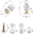 thumbnail image 2 of Sliding shower door rollers, durable, waterproof and rustproof, 2 of 4
