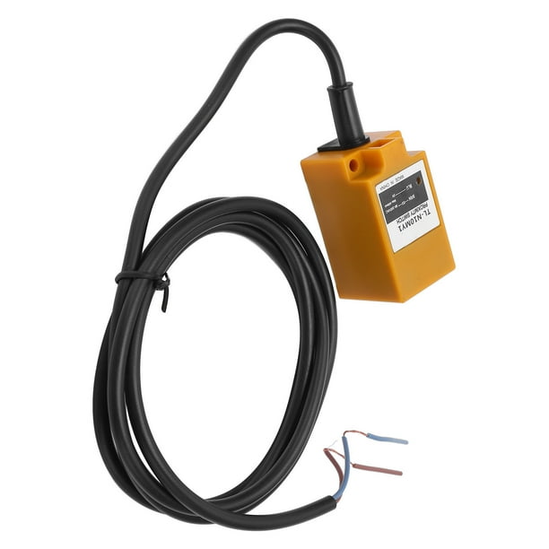 Sensor De Proximidad Inductivo, Sensor De Aproximación Detección Sin Contacto ABS Cobre Rojo NPN NO Para La Industria Del Control Automático