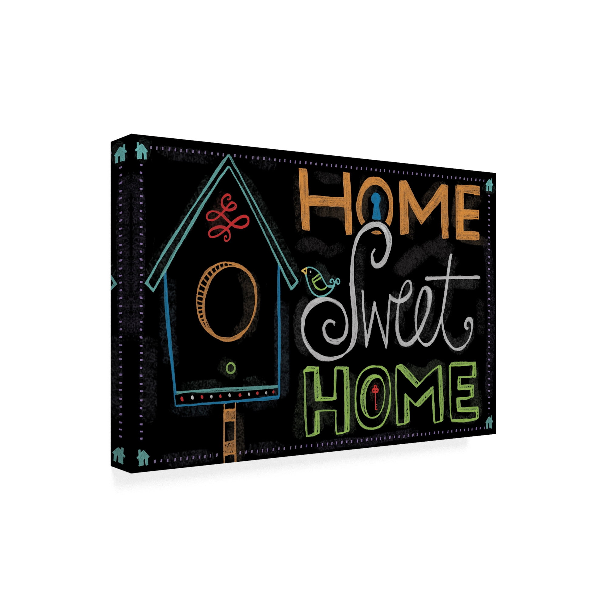 Trademark Fine Art 'Chalk It Up 13' Canvas Art by Holli Conger