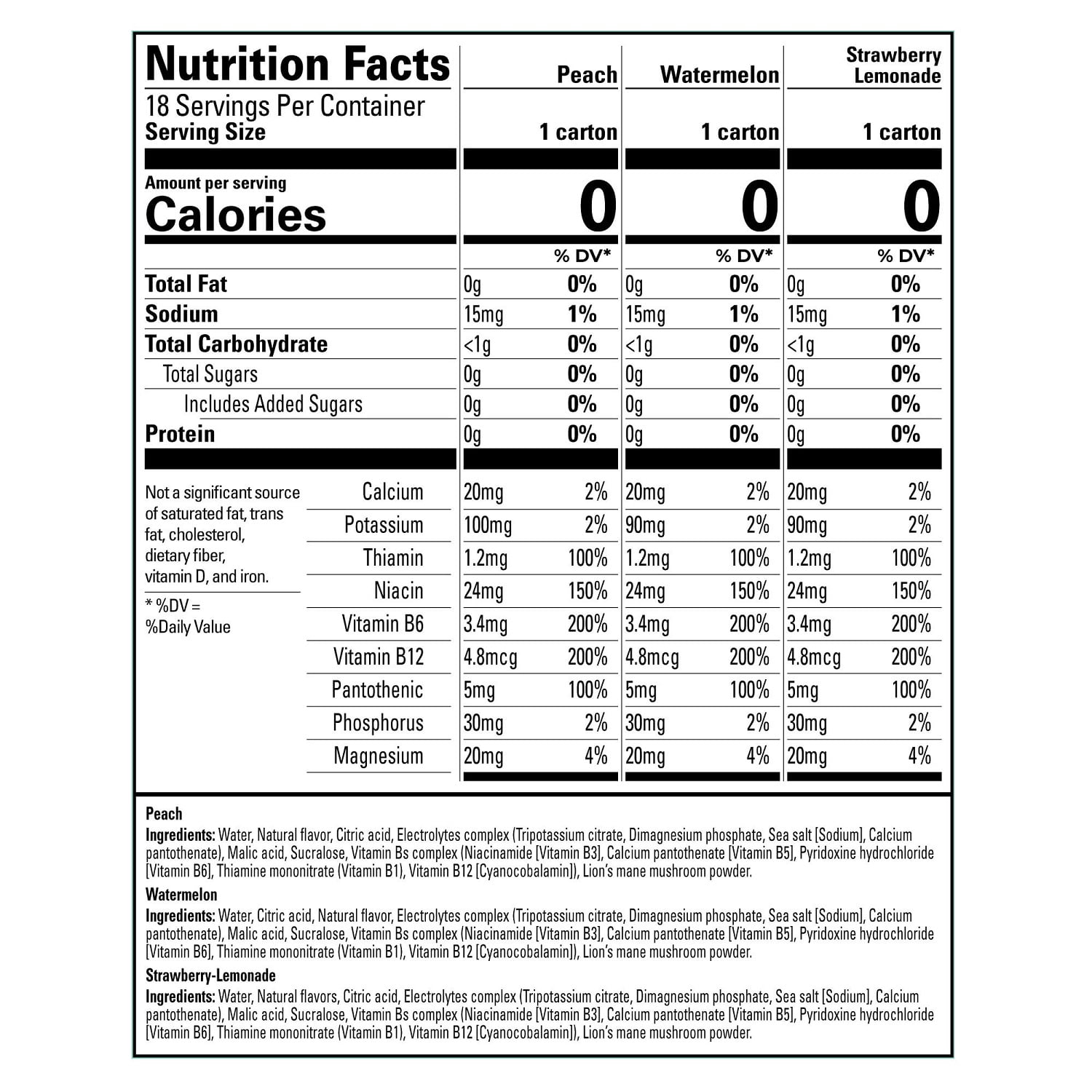 Joyburst Hydration Drink, Variety Pack, 16.9 Fluid Ounce (Pack of 18)