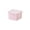 #2-Pink【1x Storage Box】, variant on Stackable Desktop Storage Box with Buckled Lid, Mini Plastic Organizer for Office Stationery, Compact Decorations for Holiday Desk, Topliu