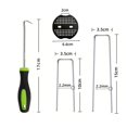 thumbnail image 4 of Garden Peg Set Ground Membrane Pegs with Tools Garden Pegs Ground Mat Pegs, 4 of 10