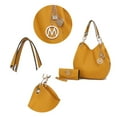 thumbnail image 7 of MKF Collection Ashley Women's Hobo Bag with Wristlet Wallet, Vegan Leather Shoulder Bag Handbag Purse Set by Mia K, 7 of 7