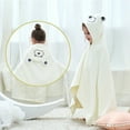 thumbnail image 3 of SILVERCELL Hooded Towel for Kids,26×47Inch Bath Towel Ultra Soft Hooded Towel Wrap for Boys Girls, Highly Absorbent Bathrobe Blanket Gifts for Toddlers Shower, 3 of 4