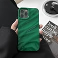 thumbnail image 2 of Compatible for iPhone 12/12 Pro Case 3D Fold Wave Cute Sparkle Glitter Fashion Luxury Soft TPU Shockproof Protect Women Girl Teen Phone Case for iPhone 12/12 Pro 6.1''-Ancient Green, 2 of 7