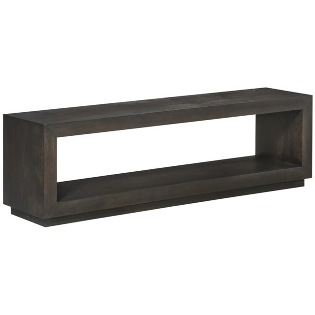 Modus Oxford Dining Bench in Distressed Basalt Gray