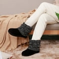 thumbnail image 5 of Homeier Ralph Women's Woolen Yarn Knit Bootie Slippers Memory Foam House Shoe, 5 of 7