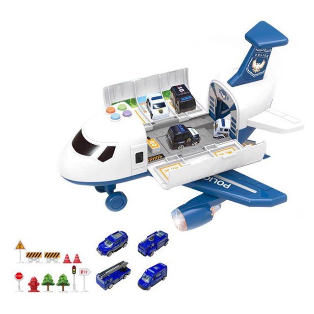 Juguetes De Modelo De Avión Para Niños, Juego De Modelo De Coche De Avión De Inercia Para Niños Resistente A Caídas, Juguete De Avión De Desmontaje Multifuncional Scienceny FN003270-01