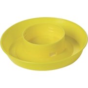 LITTLE GIANT SCREW-ON POULTRY WATERER BASE YELLOW 1 QUART