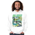 thumbnail image 5 of The Smurfs Kanji Bless the Hustle Hoodie Sweatshirt Women Men Brisco Brands X, 5 of 6