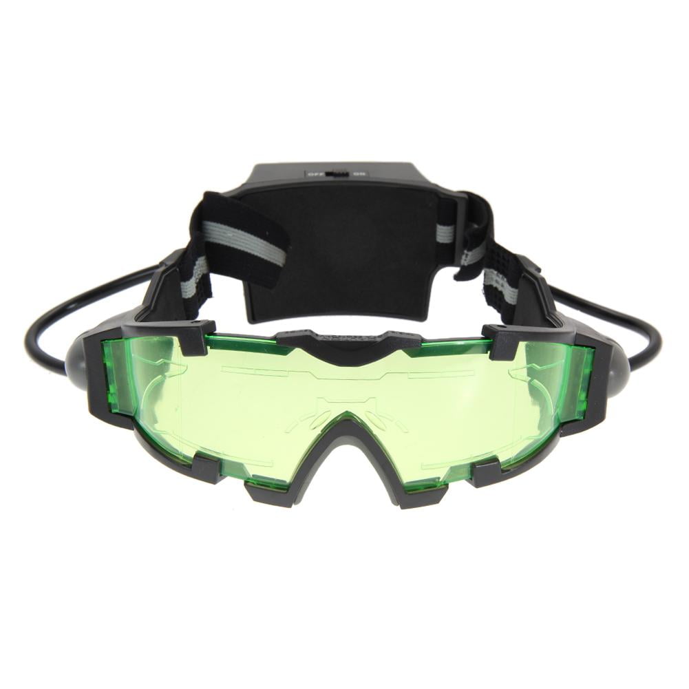 Adjustable Elastic Band Night Vision Goggles Glasses Eye Shield With