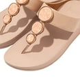 thumbnail image 3 of Fit Flop Womens Halo Shimmer Toe Post Sandals, 3 of 5