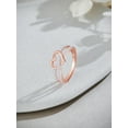 thumbnail image 5 of AFFY White Cubic Zirconia Infinity Heart Promise Ring for Women 14K Rose Gold over Silver-6, 5 of 5