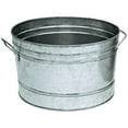 thumbnail image 1 of Robert Allen 212002 12 in. Galvanized Round Tub Planter, 1 of 3