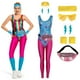 thumbnail image 2 of Disfraz de fantasía hippie de los años 80 y 90 para mujer, disfraz de fiesta disco, cosplay, para mujer adulta, para Halloween, carnaval, ropa rockera vintage, hip-hop, 2 of 5