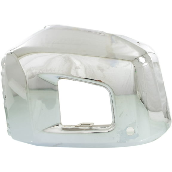 Bumper End Compatible With 2014-2021 Toyota Tundra Front, Right Passenger Steel Chrome