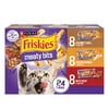 Friskies Meaty Bites Variety Pack Wet Cat Food, 5.5 oz Cans