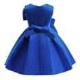 thumbnail image 2 of 3-10Y Toddler Bowknot Formal Dress Flower Girl Wedding Pageant Party Ball Gown, 2 of 7