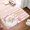 Pink, variant on Snowflakes Front Door Mat Indoor Entrance, Christmas Red Black Plaid Non Slip Doormat Washable Low Profile Inside Rugs for Entryway, 16''''x24''''