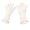 White, variant on Ljudmp Womens Mens Knitted Extended Gloves Fleece Lined Mitten Gloves Elastic Cuff Winter Thermal Warm Mittens for Cold Weather Black