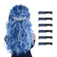 thumbnail image 1 of Nuevo peine de tiza para el cabello, tinte temporal para el cabello para niñas y niños, tiza lavable para el cabello para niñas, color azul, 1 of 5