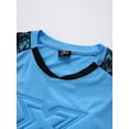 thumbnail image 6 of TiaoBug Kids Boys Padded Soccer Goalie Shirts Goalkeeper Jersey and Sweatpants Football Training Set Sky Blue 13-14, 6 of 7