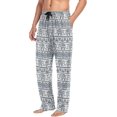 thumbnail image 5 of Top-kevin Vintage Indian Lotus Ethnic Elephant Pajama Pants Men's Lounge Pants Straight-Fit Men Pajama Bottoms, 5 of 7